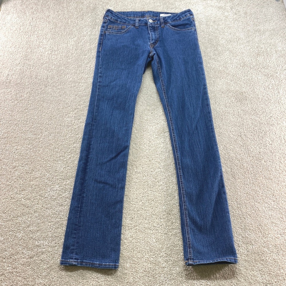 &SQIN Slim Leg Jeans Women 14Y/14+ Blue Narrow Waist‎ Stretch Denim